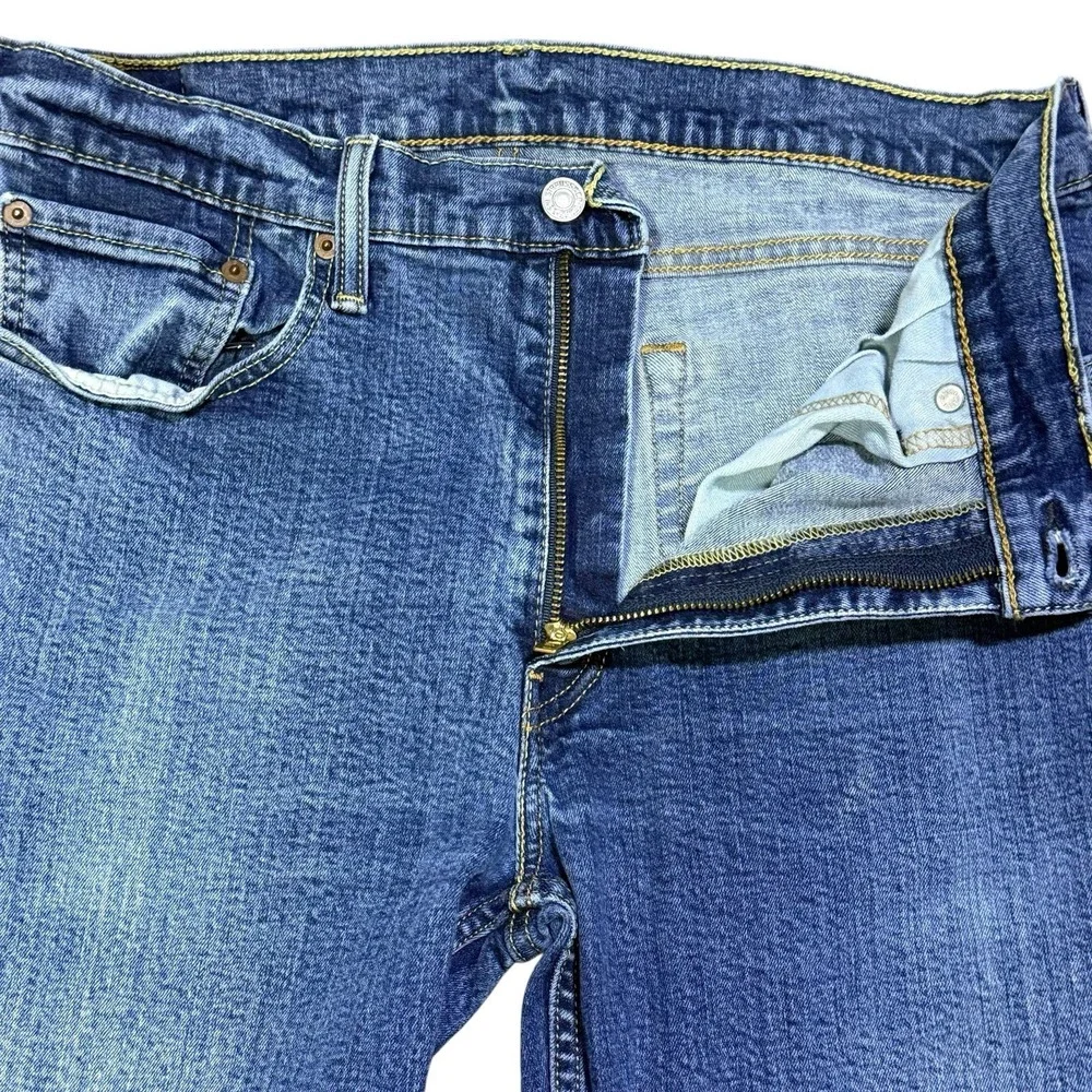 Levi's 514 Red Tab Straight Leg Denim‎ Blue Jeans Men's Pants Size 36x30
